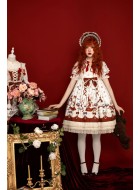 Dolls Party New Doll Print Anniversary One Piece(Reservation)